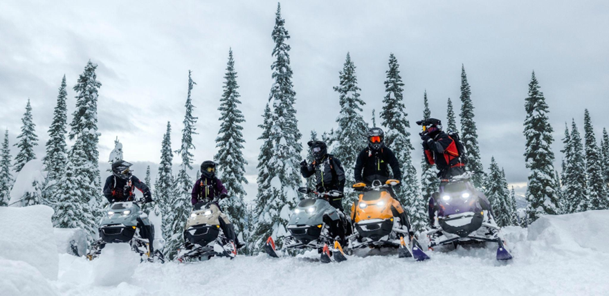 The 20th Anniversary Editions available on the Ski-Doo MXZ, Renegade and Backcountry models.